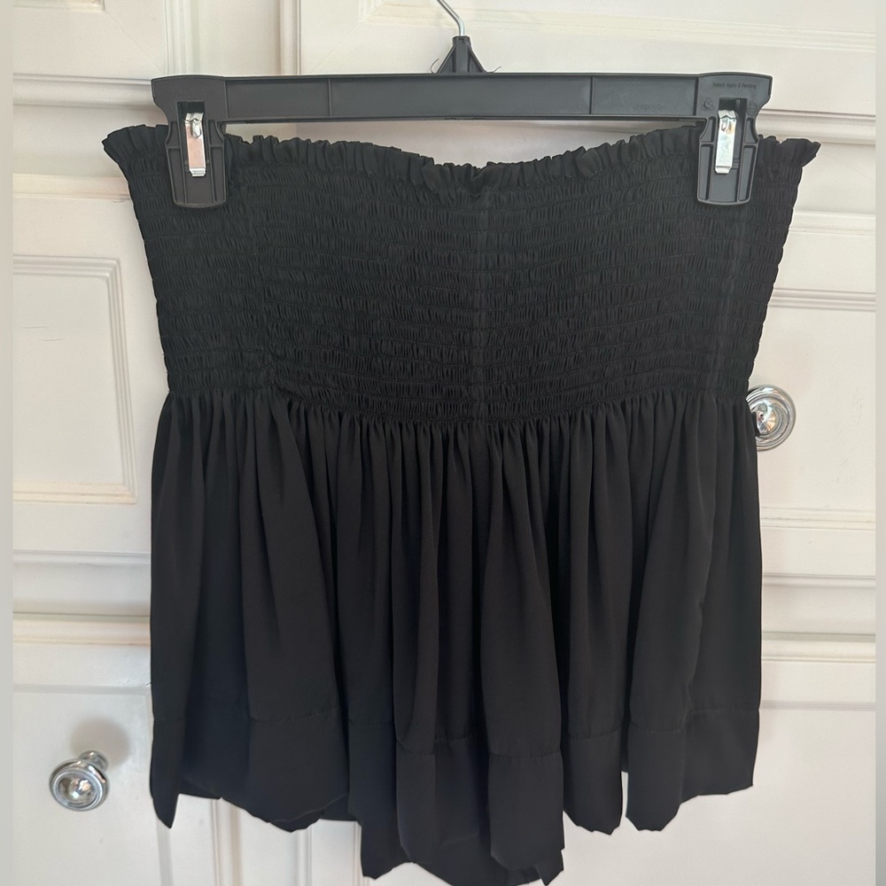 KOCH SMOCKED SILK SHORTS